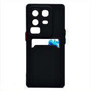 Чехол-накладка - SC337 с картхолдером для "Infinix Note 50 Pro+" (black) (239899)