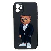 Чехол-накладка - SC307 для "Apple iPhone 11" (001) (black)