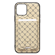 Чехол-накладка - SM022 SafeMag c картхолдером  для "Apple iPhone 12/iPhone 12 Pro" (white)