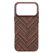 Чехол-накладка Luxo Creative PC для "Apple iPhone 17 Pro Max" (146 ) (brown/beige) (243455)