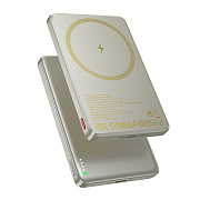 Внешний аккумулятор Hoco Q26a Joy PD20W SafeMag 10000mAh Type-C/USB/Type-C (titanium gold)