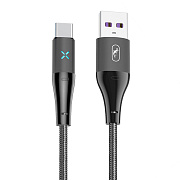 Кабель USB - Type-C SKYDOLPHIN S49T  100см 3A  (black)