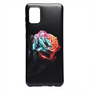 Чехол-накладка - SC185 для "Samsung SM-A315 Galaxy A31" (005) (black/red)