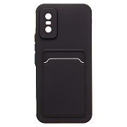 Чехол-накладка - SC337 с картхолдером для "Infinix GT 30 Pro" (black) (240669)