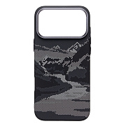 Чехол-накладка - MosBros (PC) для "Apple iPhone 17 Pro Max" (LF40) (black/gray) (242756)