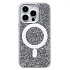 Чехол-накладка - SM029 POSH SHINE SafeMag для "Apple iPhone 15 Pro" россыпь кристаллов (white titanium)