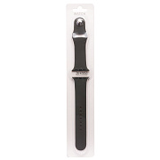 Ремешок - ApW Sport Band Apple Watch 38/40/41 mm силикон на кнопке (L) (gray)