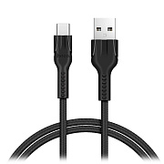 Кабель USB - Type-C Hoco U31  120см 2,4A  (black)