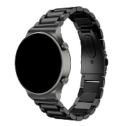 Ремешок - WB40 Металл блочный на застежке Универсальный 22мм (black)
