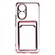 Чехол-накладка - SC305 с картхолдером для "Honor 50/nova 9" (pink)