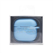 Чехол - Soft touch для кейса "AirPods (4-го поколения)" (light blue)