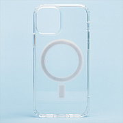 Чехол-накладка - SM007 SafeMag с анимацией для "Apple iPhone 12/iPhone 12 Pro" (прозрачный)