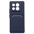 Чехол-накладка - SC337 с картхолдером для "Infinix Note 40 5G" (dark blue) (234001)