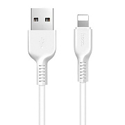Кабель USB - Apple lightning Hoco X20 Starlight Glare 12W 100см 2,4A  (white)