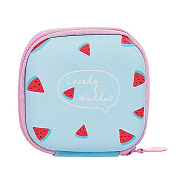 Чехол универсальный - для наушников lovely Wallet (light blue) (005)