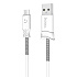 Кабель USB - micro USB Hoco X24 Pisces 12W 100см 2,4A  (white)