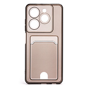 Чехол-накладка - SC276 с картхолдером для "TECNO Spark 20/Spark 20C" (black)