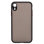 Чехол-накладка - PC041 для "Apple iPhone XR" (black/black)