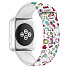 Ремешок - ApW16 Apple Watch 38/40/41 mm силикон на кнопке (001) (multicolor)