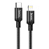 Кабель Type-C - Apple lightning Hoco X14 Double speed PD 20W 100см 3A  (black)