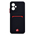 Чехол-накладка - SC315 с картхолдером для "Xiaomi Redmi Note 12 5G CN" (black)