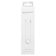 Кабель Type-C - 3.5mm - MH-CM21  100см   (white)