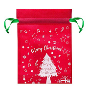Подарочная упаковка - новогодний мешок New Year 02 (15x22cm) (red) (002) 