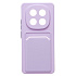 Чехол-накладка - SC337 с картхолдером для "Xiaomi Redmi Note 14 Pro 4G" (light violet) (240449)