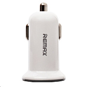 Адаптер Автомобильный Remax RCC201 mini 2USB/5V/2.1A (white)