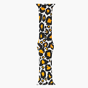 Ремешок - ApW17 Apple Watch 38/40/41 mm силикон на пряжке (007) (S) (azure)