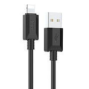 Кабель USB - Apple lightning Hoco X73 12W 100см 2,4A  (black)
