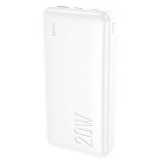 Внешний аккумулятор Hoco J87A PD QC 20000mAh Micro/Type-C/USB/Type-C (white)