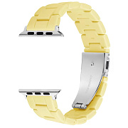 Ремешок - ApW30 Apple Watch 42/44/45/49 mm акриловый (yellow)