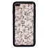 Чехол-накладка - Glass case для "Apple iPhone 7 Plus/iPhone 8 Plus" (002) (black)