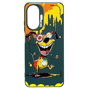 Чехол-накладка - SC335 для "Realme C55"  (собака) (dark green)