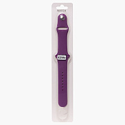 Ремешок - ApW Sport Band Apple Watch 42/44/45/49 mm силикон на кнопке (S) (purple)