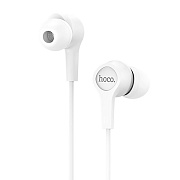 Проводные наушники с микрофоном внутриканальные Hoco M50 Daintiness universal Jack 3,5  (white)