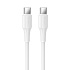 Кабель Type-C - Type-C Hoco X120 60W 100см 3A  (white)