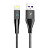 Кабель USB - Apple lightning SKYDOLPHIN S49L (повр. уп)  100см 3A  (black)