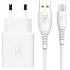 Адаптер Сетевой с кабелем SKYDOLPHIN SC31V QC3.0 СЗУ-USB 3A/18W (USB/Micro USB) (white)