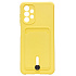 Чехол-накладка - SC304 с картхолдером для "Samsung SM-A135 Galaxy A13 4G" (yellow) (208720)
