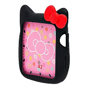 Чехол для часов - TPU Case для "Apple Watch 42 mm" (003) (black/red)