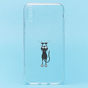 Чехол-накладка - SC270 для "Apple iPhone X/iPhone XS" (001) (прозрачный)