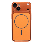 Чехол-накладка - SM091 AG-Glass SafeMag для "Apple iPhone 14" (orange)