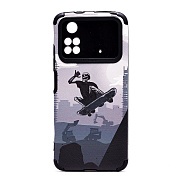 Чехол-накладка - SC310 для Xiaomi Poco M4 Pro 4G" (001) (black)