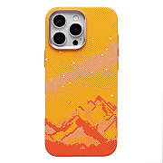 Чехол-накладка - MosBros (PC) для "Apple iPhone 16 Pro Max" (G56) (orange) (242746)