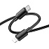 Кабель Type-C - Apple lightning Hoco X96 27W 100см 2,4A  (black)