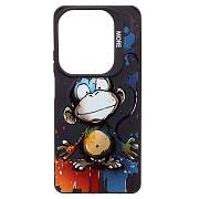 Чехол-накладка - SC335 для "Infinix Hot 40"  (обезьяна) (black) (233037)