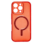 Чехол-накладка - SM050 SafeMag для "Apple iPhone 16 Pro" (red)