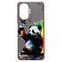 Чехол-накладка - SC335 для "Realme C67 4G"  (панда) (grey) (233142)